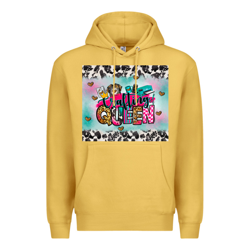 Crafting Queen Premium Hoodie by Zillion Design Studio | Teevron