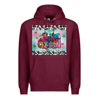 Burgundy crafting queen Premium Hoodie - Zillion Design Studio