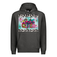 Charcoal Heather crafting queen Premium Hoodie - Zillion Design Studio