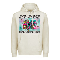 Oatmeal Heather crafting queen Premium Hoodie - Zillion Design Studio