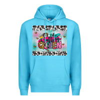 Ocean Blue crafting queen Premium Hoodie - Zillion Design Studio