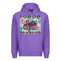 Purple crafting queen Premium Hoodie - Zillion Design Studio
