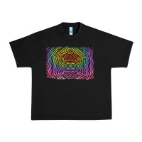 Black colorful zebra background Urban Heavy Tee - RanaPortraitStore