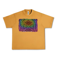Peanut Butter colorful zebra background Urban Heavy Tee - RanaPortraitStore