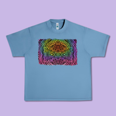 Colorful Zebra Background Urban Heavy Tee Designed By Ranaportraitstore