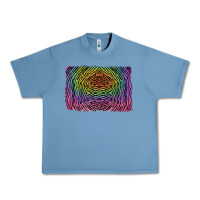 Pebble Blue colorful zebra background Urban Heavy Tee - RanaPortraitStore