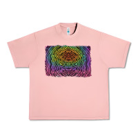 Salmon colorful zebra background Urban Heavy Tee - RanaPortraitStore