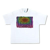White colorful zebra background Urban Heavy Tee - RanaPortraitStore