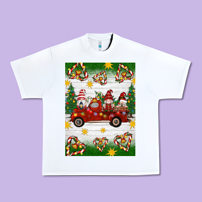 Christmas Gnomes Truck Urban Heavy Tee Designed By Artiststas
