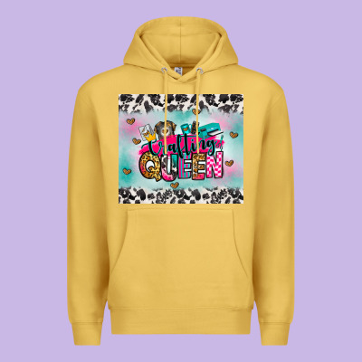 Crafting Queen Premium Hoodie Designed By Zillion Design Studio