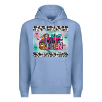 Colony Blue crafting queen Premium Hoodie - Zillion Design Studio