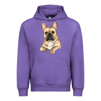 Tulip French bulldog sitting Urban Hoodie - RanaPortraitStore