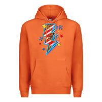Carrot America lightning bolt Premium Hoodie - texasbilliewilder