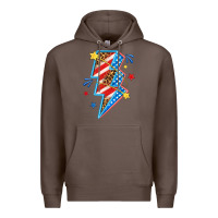 Coffee America lightning bolt Premium Hoodie - texasbilliewilder