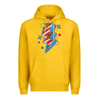 Lemon America lightning bolt Premium Hoodie - texasbilliewilder