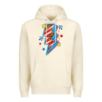 Sandshell America lightning bolt Premium Hoodie - texasbilliewilder