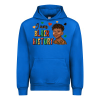 Cobalt i am black history afro black boy child juneteenth Urban Hoodie - texasbilliewilder