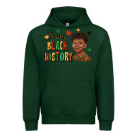 Forest Green i am black history afro black boy child juneteenth Urban Hoodie - texasbilliewilder
