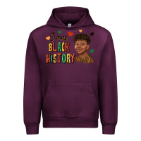 Mauve Wine i am black history afro black boy child juneteenth Urban Hoodie - texasbilliewilder