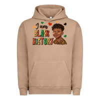 Pigment Burro i am black history afro black boy child juneteenth Urban Hoodie - texasbilliewilder
