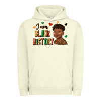 Pigment Pistachio i am black history afro black boy child juneteenth Urban Hoodie - texasbilliewilder