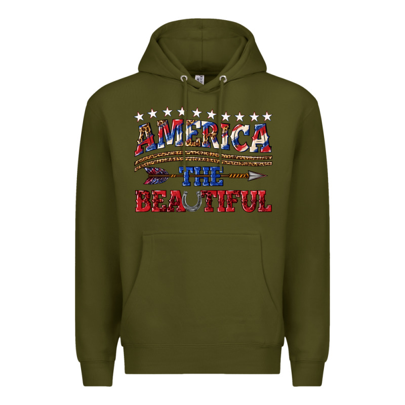 America The Beautiful Premium Hoodie by texasbilliewilder | Teevron