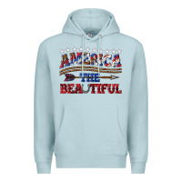Blue Mist America the beautiful Premium Hoodie - texasbilliewilder