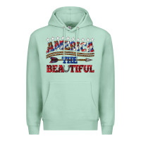 Seafoam America the beautiful Premium Hoodie - texasbilliewilder