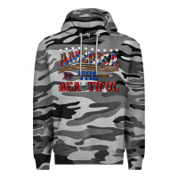 Slate Camo America the beautiful Premium Hoodie - texasbilliewilder
