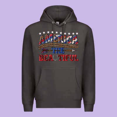 America The Beautiful Premium Hoodie Designed By Texasbilliewilder