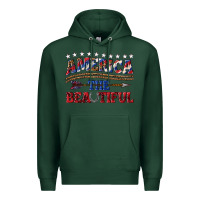 Sports Green America the beautiful Premium Hoodie - texasbilliewilder