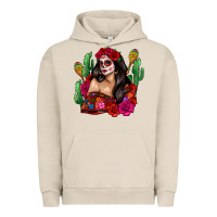 Pigment French Oak mexico girl Urban Hoodie - Zillion Design Studio