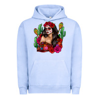 Pigment Grape Ice mexico girl Urban Hoodie - Zillion Design Studio