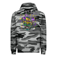 Slate Camo mardi gras mask french bulldog Premium Hoodie - RanaPortraitStore