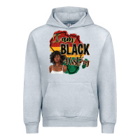 Heather Grey i am black history Urban Hoodie - texasbilliewilder