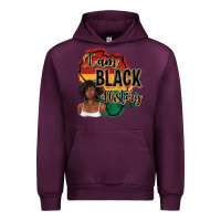 Mauve Wine i am black history Urban Hoodie - texasbilliewilder