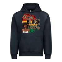 Navy i am black history Urban Hoodie - texasbilliewilder