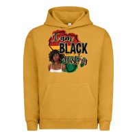 Pigment Peanut Butter i am black history Urban Hoodie - texasbilliewilder