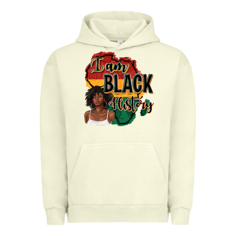 I Am Black History Urban Hoodie by texasbilliewilder | Teevron