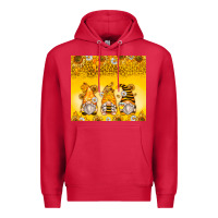 Cardinal bumble bee gnomes Premium Hoodie - Zillion Design Studio