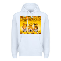 White bumble bee gnomes Premium Hoodie - Zillion Design Studio