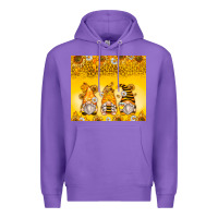 Purple bumble bee gnomes Premium Hoodie - Zillion Design Studio