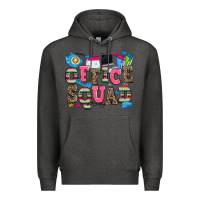 Charcoal Heather office squad Premium Hoodie - Zillion Design Studio