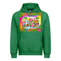 Emerald summer coffee cups Urban Hoodie - Zillion Design Studio