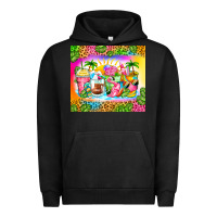 Pigment Black summer coffee cups Urban Hoodie - Zillion Design Studio