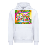White summer coffee cups Urban Hoodie - Zillion Design Studio
