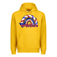 Lemon America rainbow Premium Hoodie - texasbilliewilder