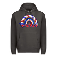 Smoke America rainbow Premium Hoodie - texasbilliewilder