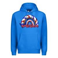 True Royal America rainbow Premium Hoodie - texasbilliewilder