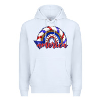 White America rainbow Premium Hoodie - texasbilliewilder